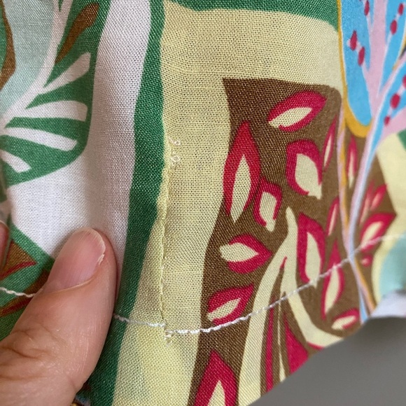 Zara Floral Tropical Baggy Romper Size S - Picture 6 of 14